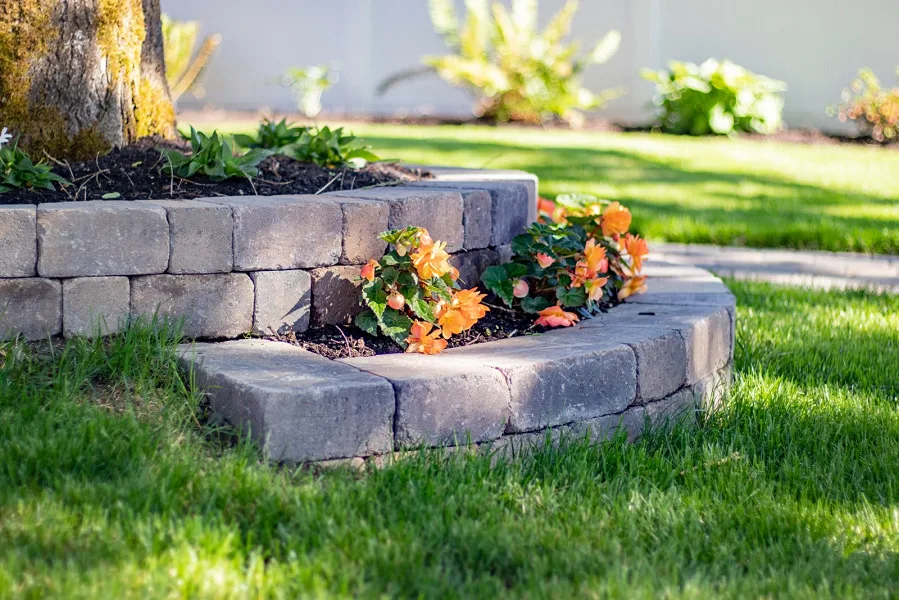 paver garden edging